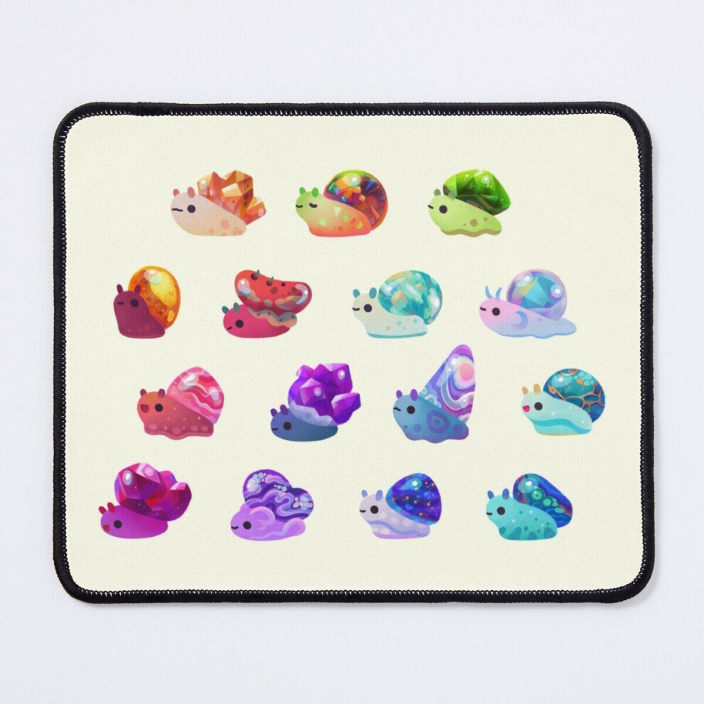 Mouse Pad Jewel Snail - Pastel 11.8 X 9.8 Inch Computer Mat Gaming Office Mousepad 7802738147353
