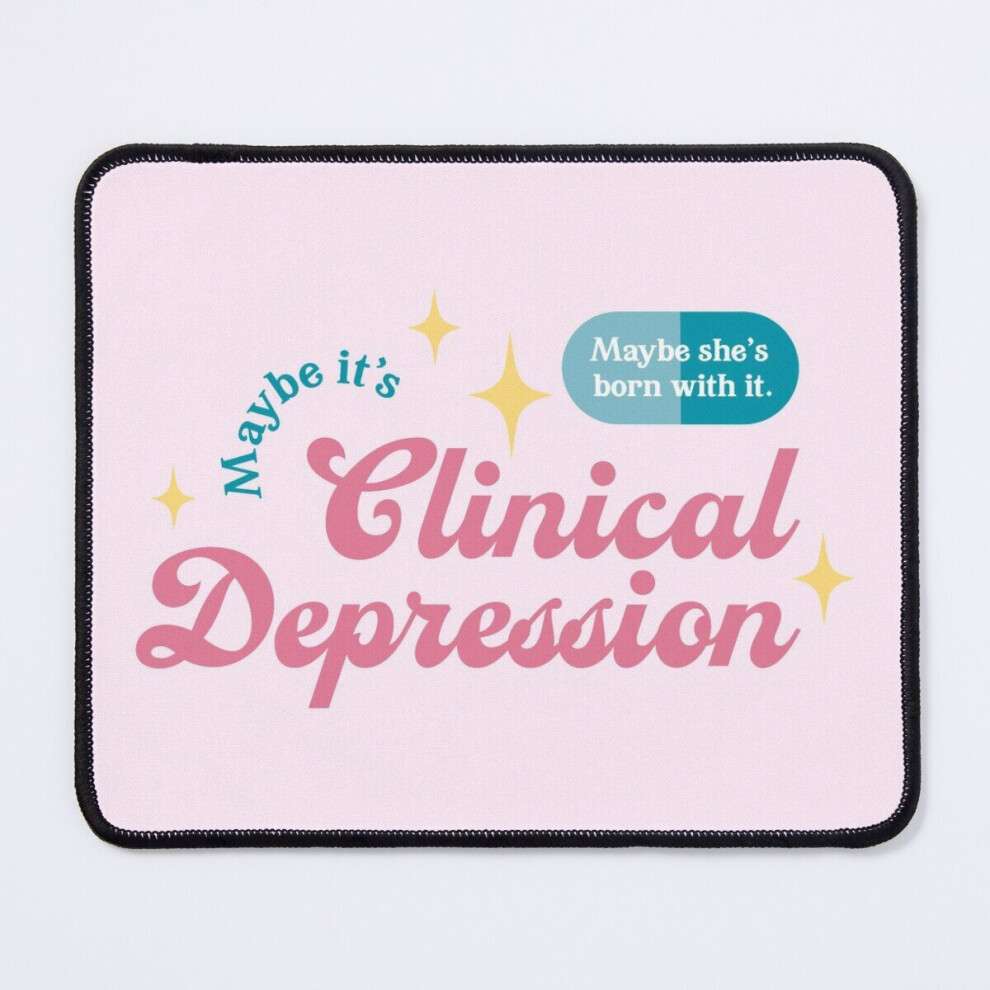 Mouse Pad Trixie Mattel - Maybe She's Born With It. Maybe It's Clinical Depression. 11.8 X 9.8 Inch Computer Mat Gaming Office Mousepad 7802738140071