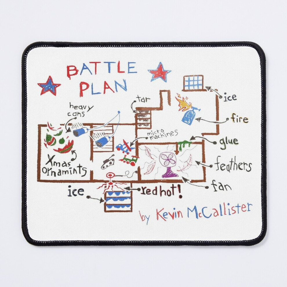Mouse Pad Kevin's Plan (Home Alone) 11.8 X 9.8 Inch Computer Mat Gaming Office Mousepad 7802738140392