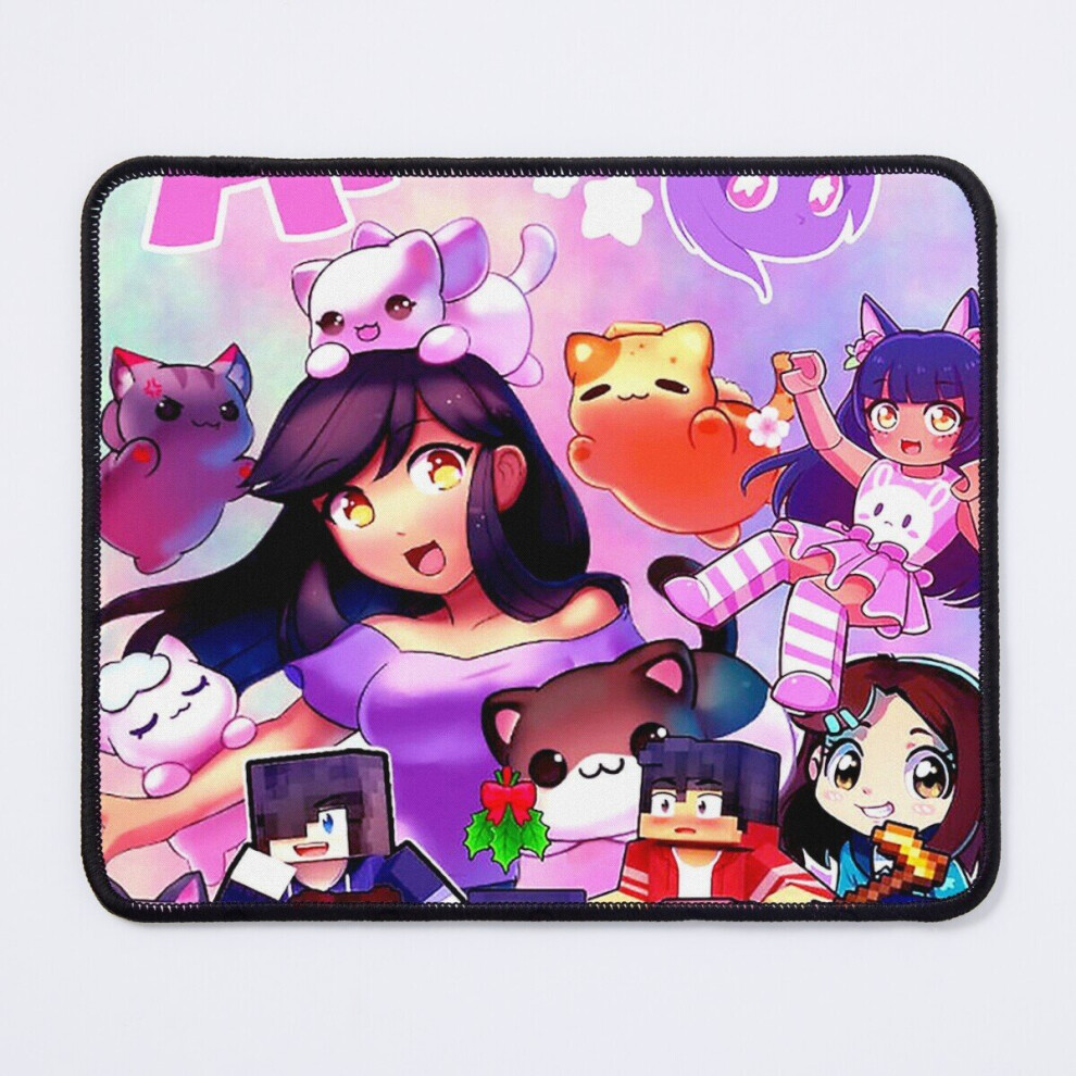 Mouse Pad Cute-Youtuber-Girl-Beautiiful-"|{};Aphmau:"{] 11.8 x 9.8 inch Computer Mat Gaming Office Mousepad