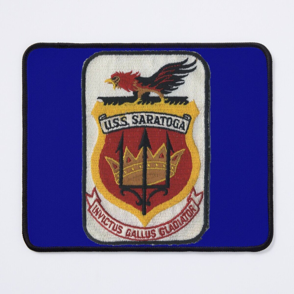 Mouse Pad Uss Saratoga (Cva-60) Ship's Store 11.8 X 9.8 Inch Computer Mat Gaming Office Mousepad 7802738199246