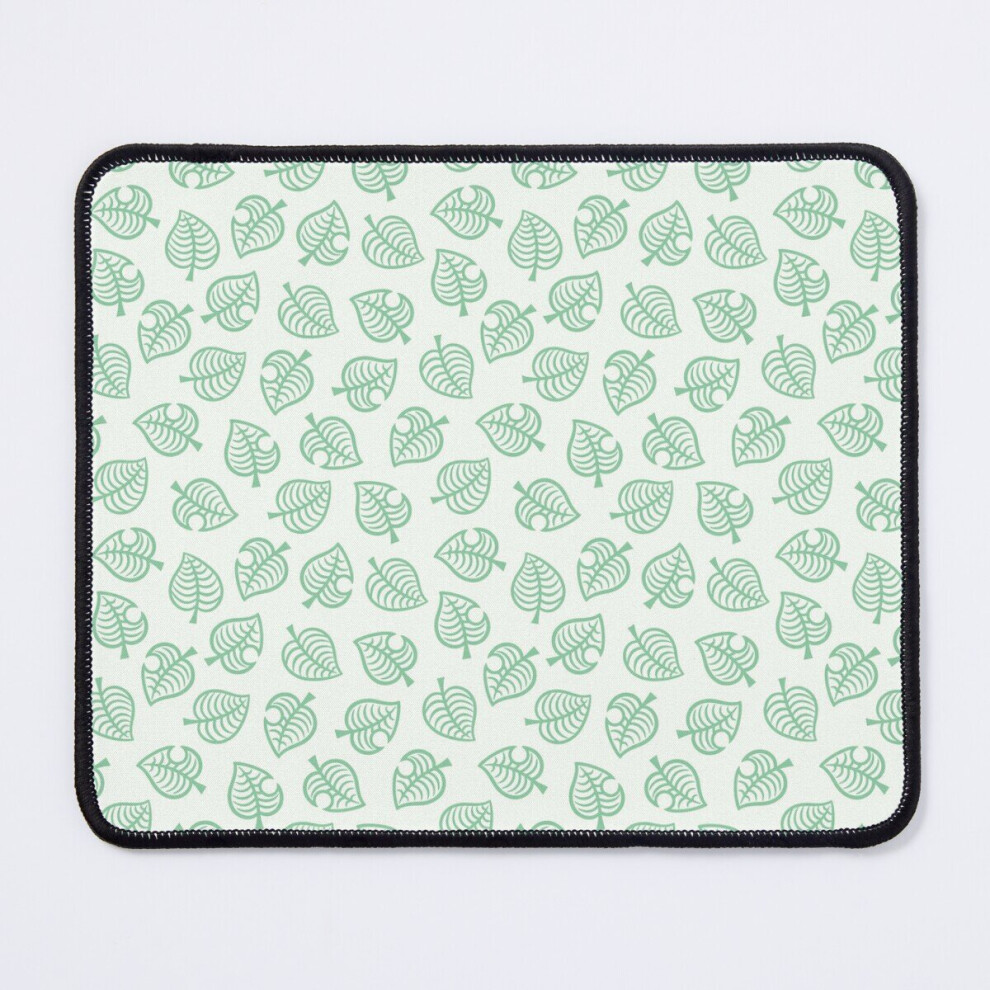 Mouse Pad Nook Leaf - 11.8 X 9.8 Inch Computer Mat Gaming Office Mousepad White/Green 7802738115956