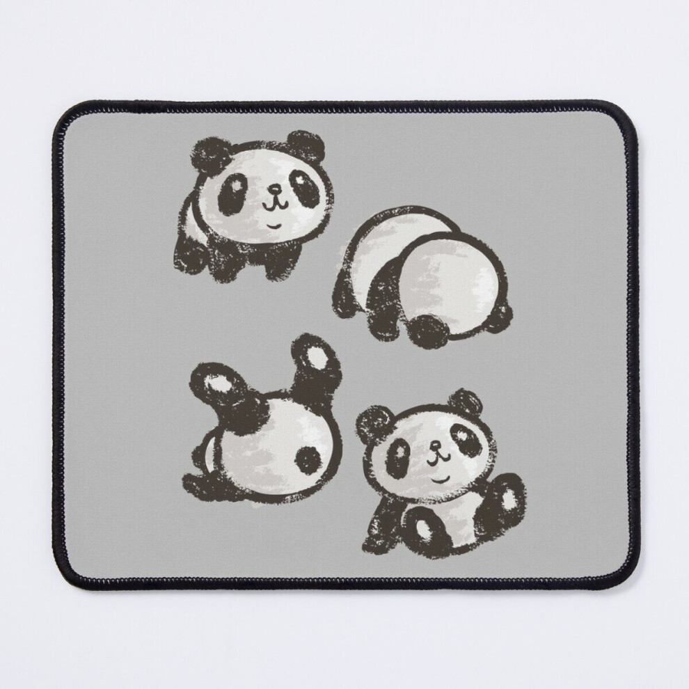 Mouse Pad Rolling Panda 11.8 X 9.8 Inch Computer Mat Gaming Office Mousepad 7802738113402