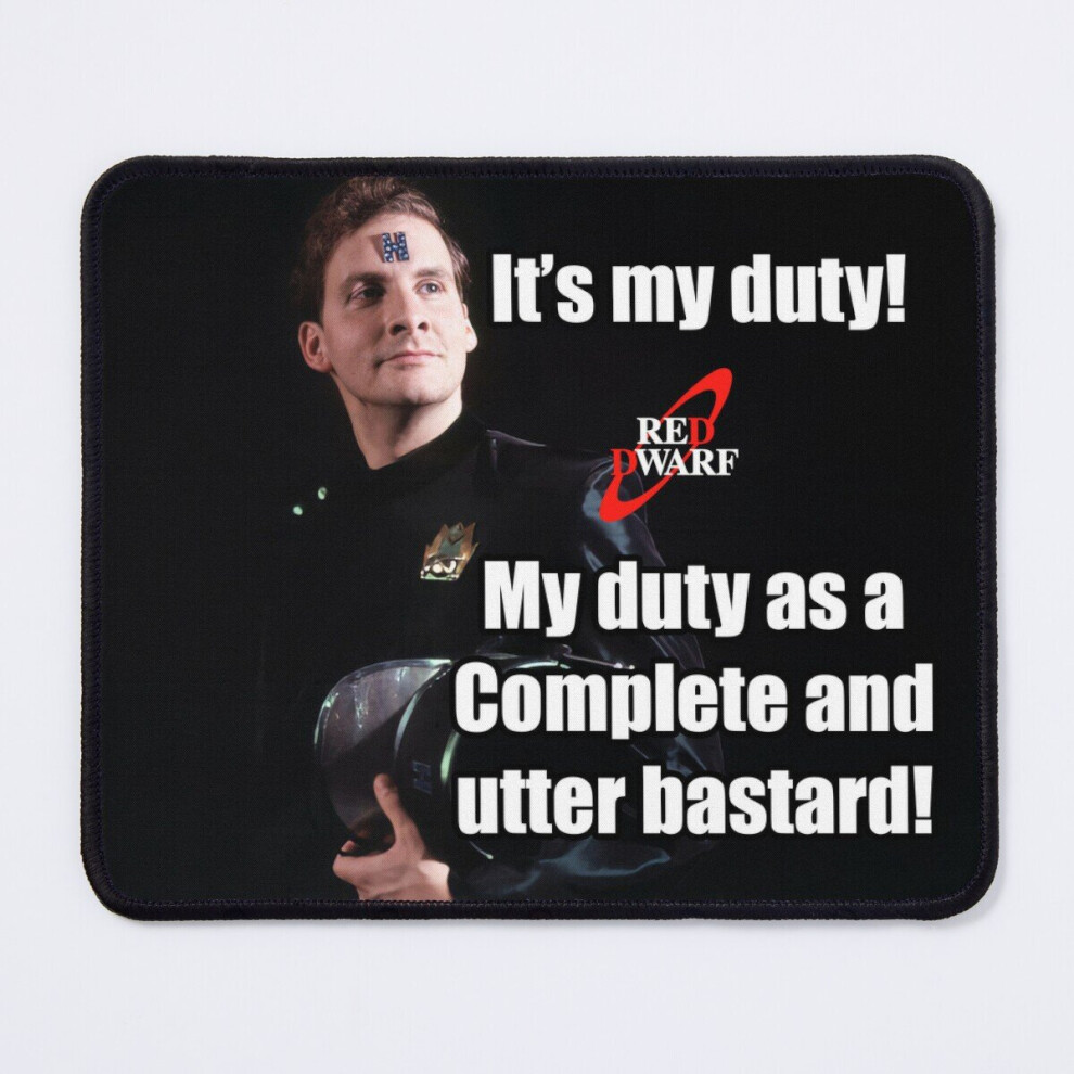 Mouse Pad Rimmer - Its My Duty 11.8 X 9.8 Inch Computer Mat Gaming Office Mousepad 7802738131017