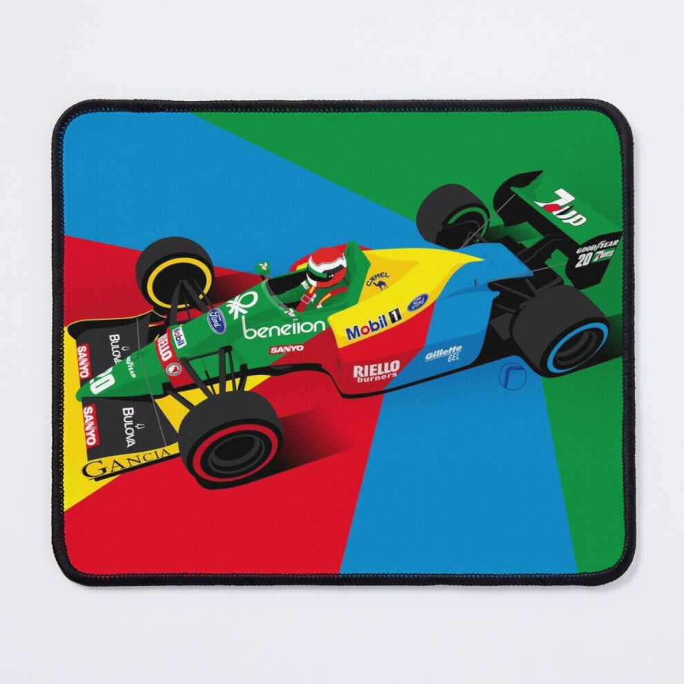 Mouse Pad Benetton B188 Johnny Herbert 11.8 X 9.8 Inch Computer Mat Gaming Office Mousepad 7802738140217