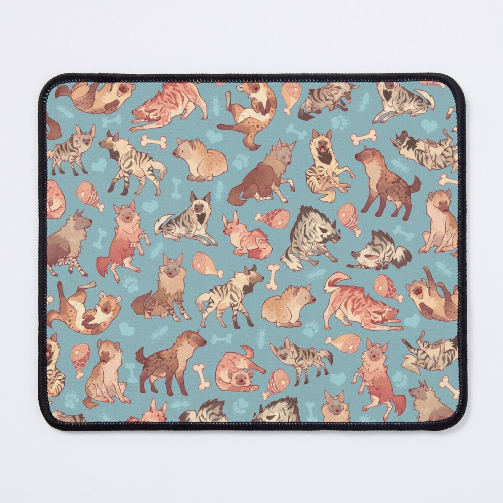 Mouse Pad Hyenas In Cerulean 11.8 X 9.8 Inch Computer Mat Gaming Office Mousepad 7802738113174