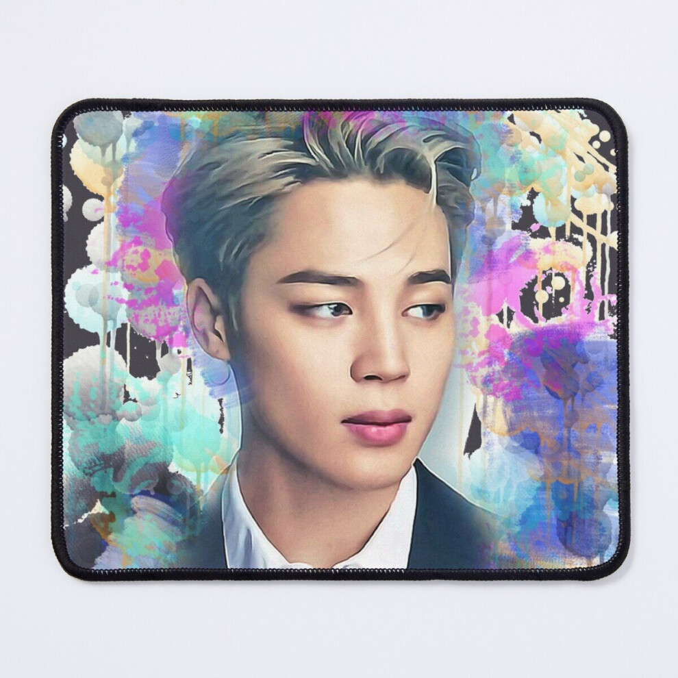 Mouse Pad Bts Park Jimin Colorful Art 11.8 X 9.8 Inch Computer Mat Gaming Office Mousepad 7802738125986