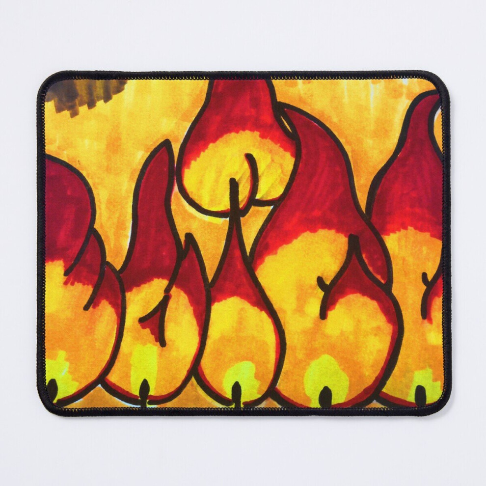 Mouse Pad Fire Thicc 11.8 X 9.8 Inch Computer Mat Gaming Office Mousepad 7802738180572