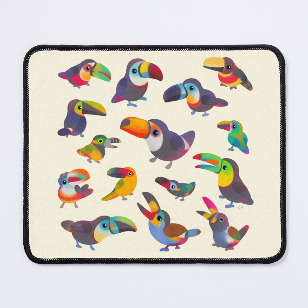 Mouse Pad Toucan - Pastel 11.8 X 9.8 Inch Computer Mat Gaming Office Mousepad 7802738138825