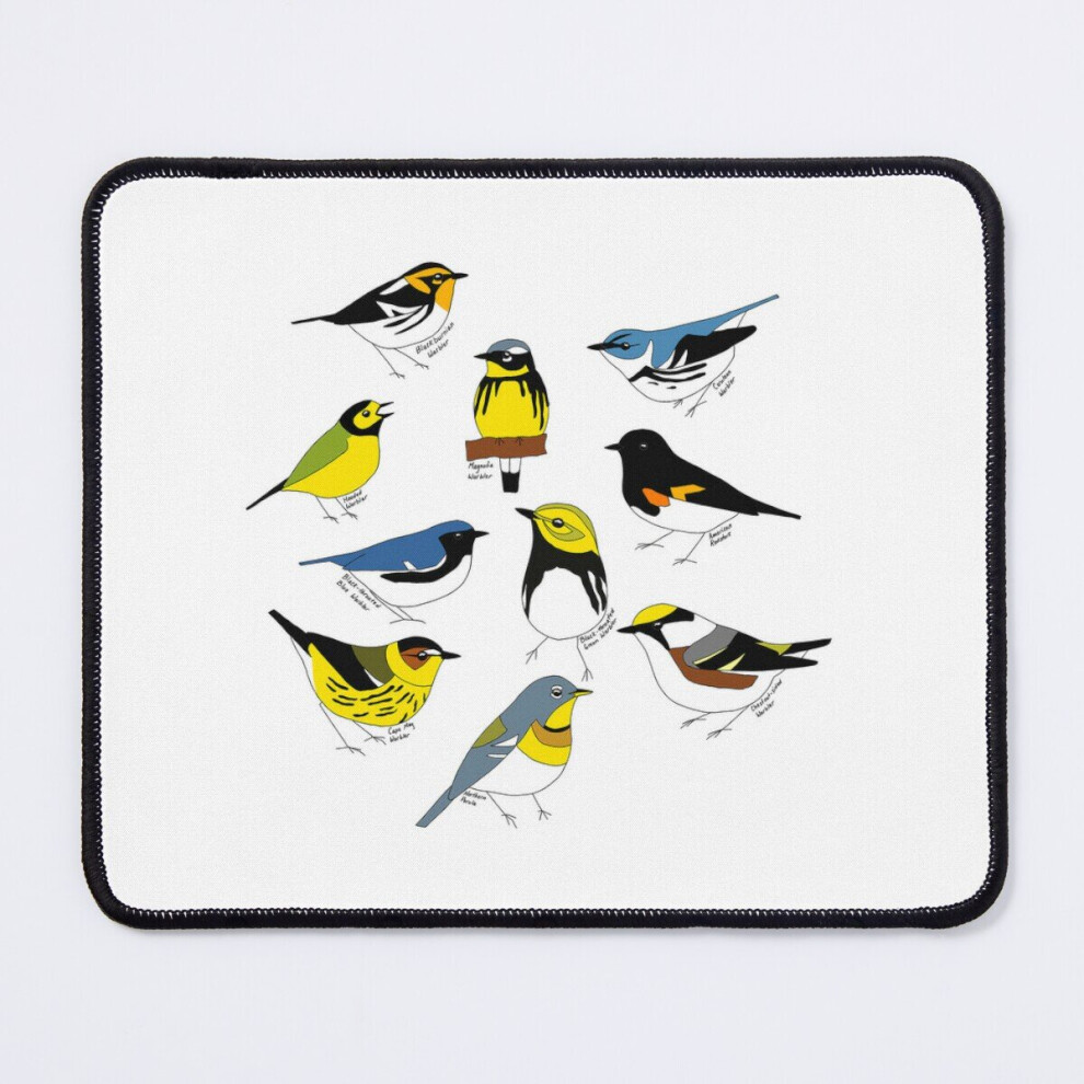 Mouse Pad Eastern Warblers 11.8 X 9.8 Inch Computer Mat Gaming Office Mousepad 7802738160383