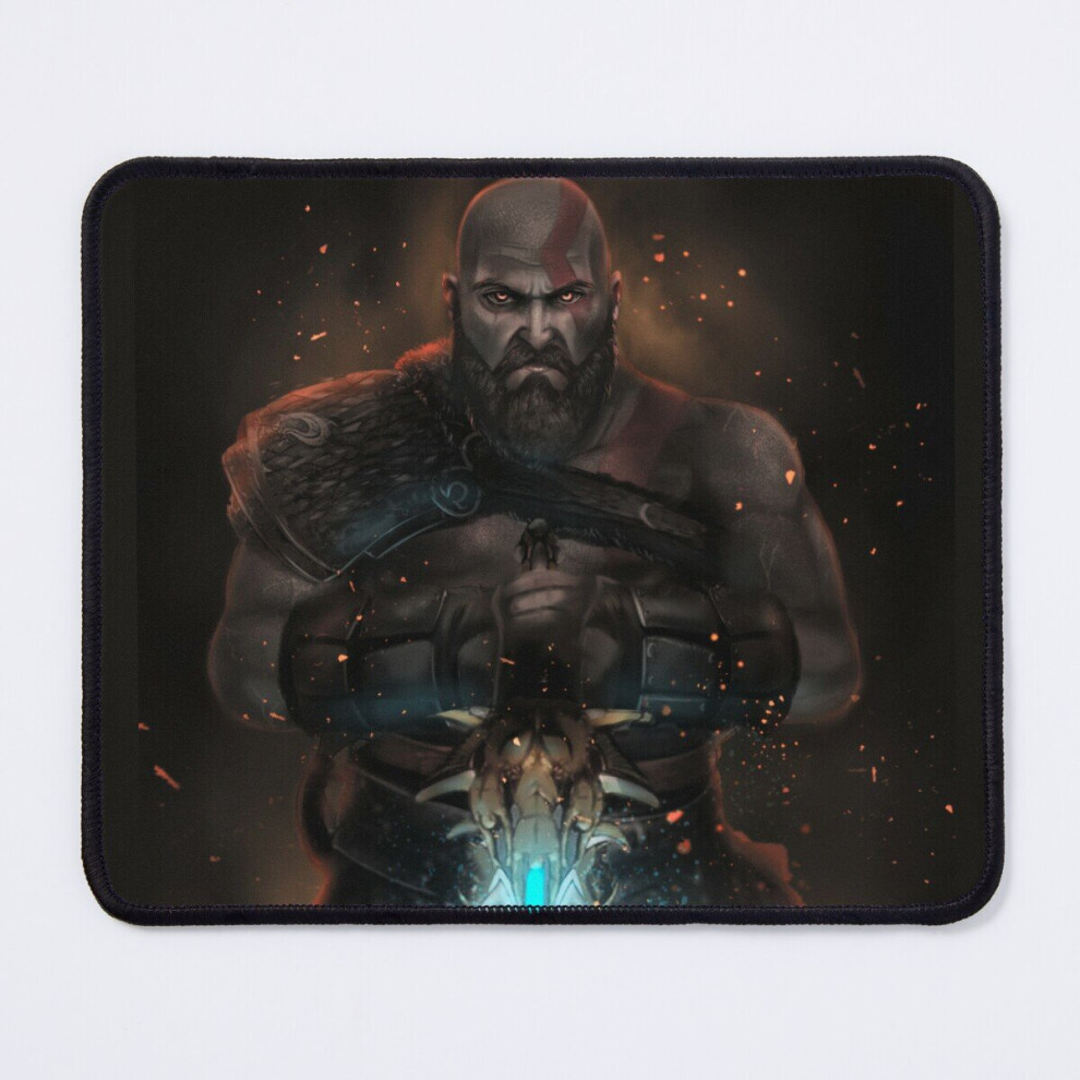 Mouse Pad God Of War Illustration 11.8 X 9.8 Inch Computer Mat Gaming Office Mousepad 7802738195446