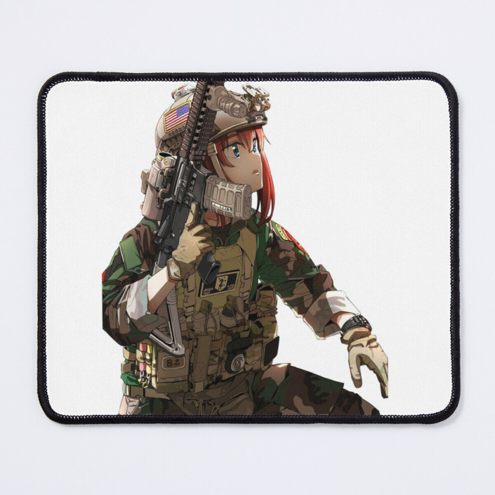 Mouse Pad Anime Military 11.8 X 9.8 Inch Computer Mat Gaming Office Mousepad 7802738153538