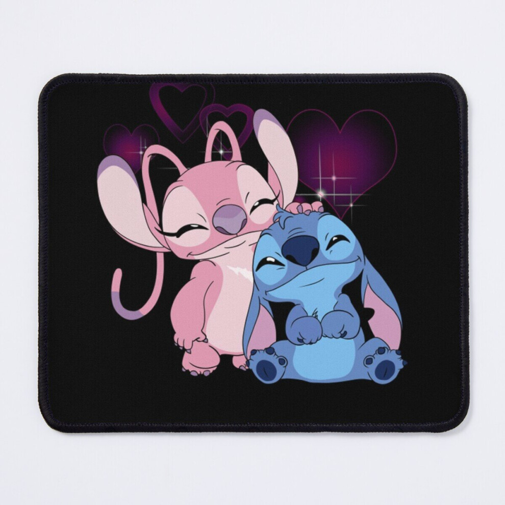 Mouse Pad Cute Stitch And Angel 11.8 X 9.8 Inch Computer Mat Gaming Office Mousepad 7802738122985