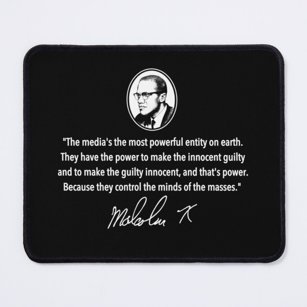 Mouse Pad Malcolm X Quote 11.8 X 9.8 Inch Computer Mat Gaming Office Mousepad 7802738154375