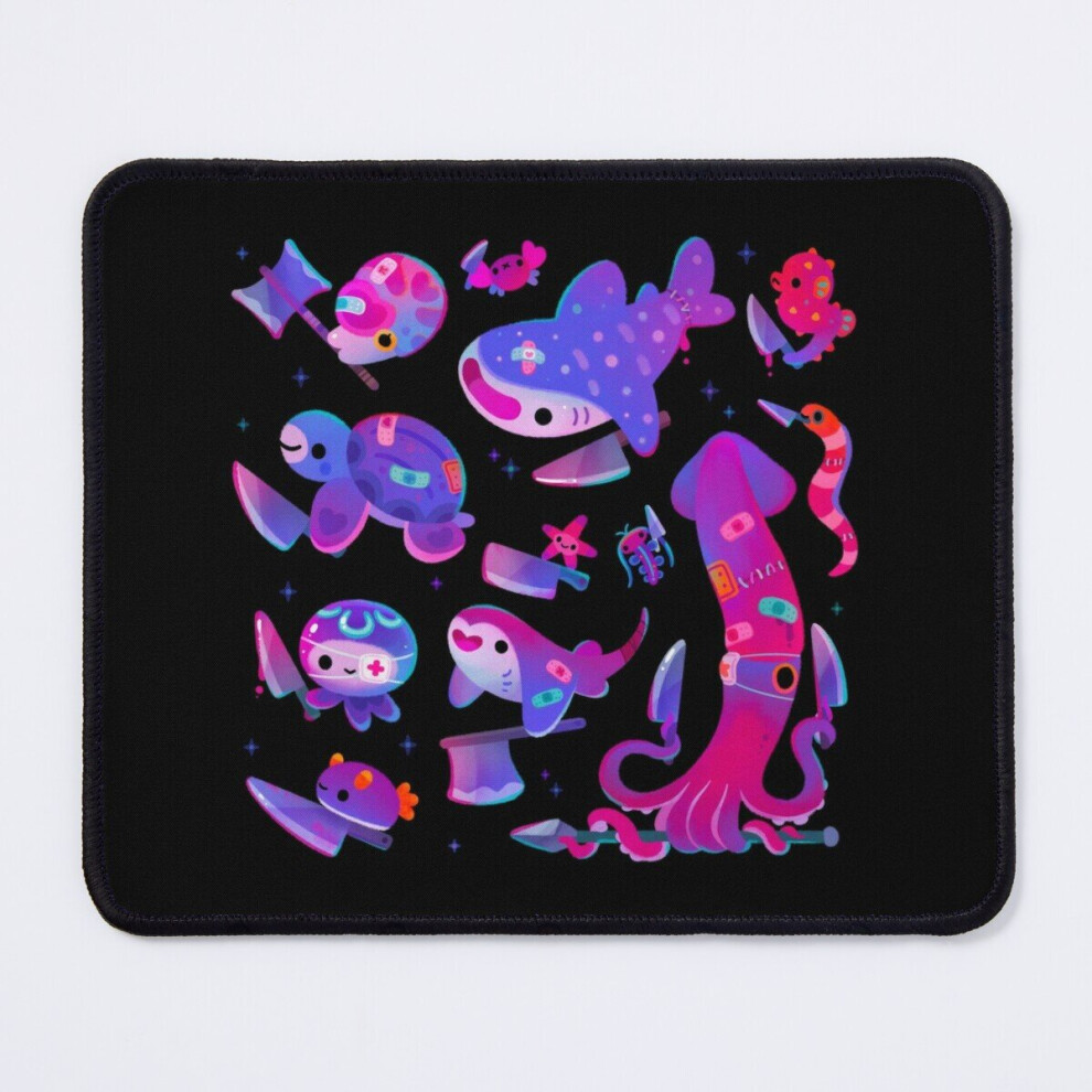 Mouse Pad Stabby Marine Life 11.8 X 9.8 Inch Computer Mat Gaming Office Mousepad 7802738110197