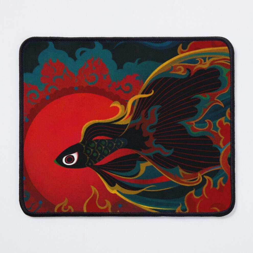 Mouse Pad Fire Fish 11.8 X 9.8 Inch Computer Mat Gaming Office Mousepad 7802738133486