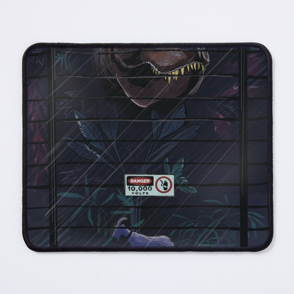 Mouse Pad Where's The Goat?: Jurassic Park T-Rex 11.8 X 9.8 Inch Computer Mat Gaming Office Mousepad 7802738141597