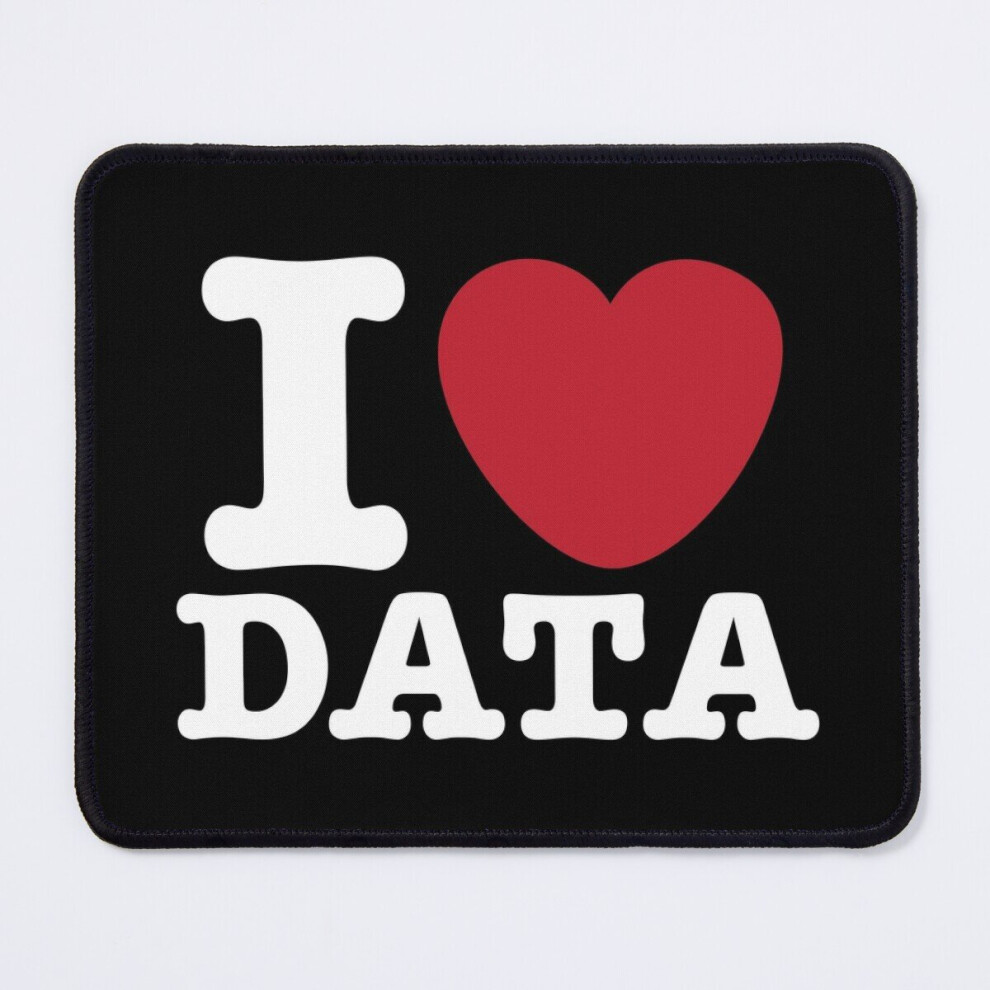 Mouse Pad I Heart Data 11.8 X 9.8 Inch Computer Mat Gaming Office Mousepad 7802738121056