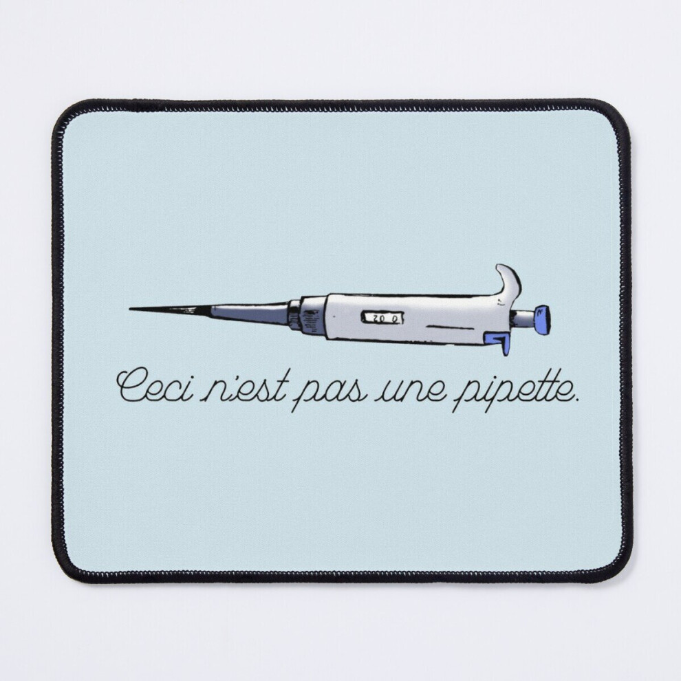 Mouse Pad Ceci Nest Pas Une Pipette 11.8 X 9.8 Inch Computer Mat Gaming Office Mousepad 7802738203455