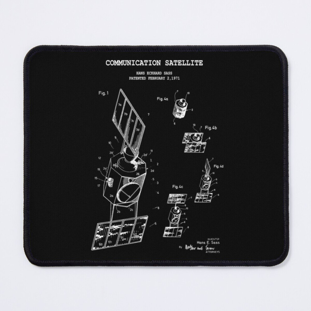 Mouse Pad Communication Satellite 11.8 X 9.8 Inch Computer Mat Gaming Office Mousepad 7802738116038