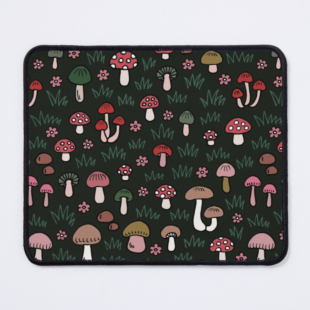 Mouse Pad Mushroom Forest 11.8 X 9.8 Inch Computer Mat Gaming Office Mousepad 7802738192339