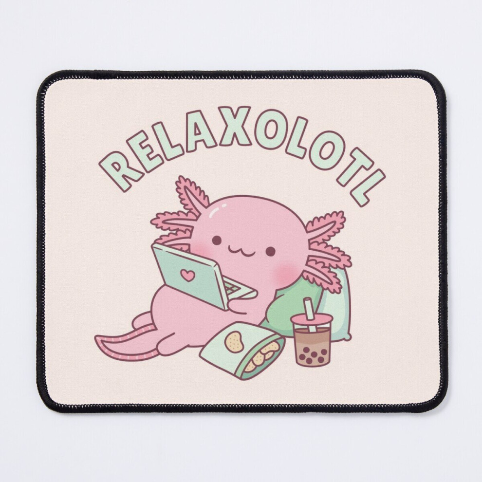 Mouse Pad Cute Relax A Lot Axolotl Funny Pun 11.8 X 9.8 Inch Computer Mat Gaming Office Mousepad 7802738128536