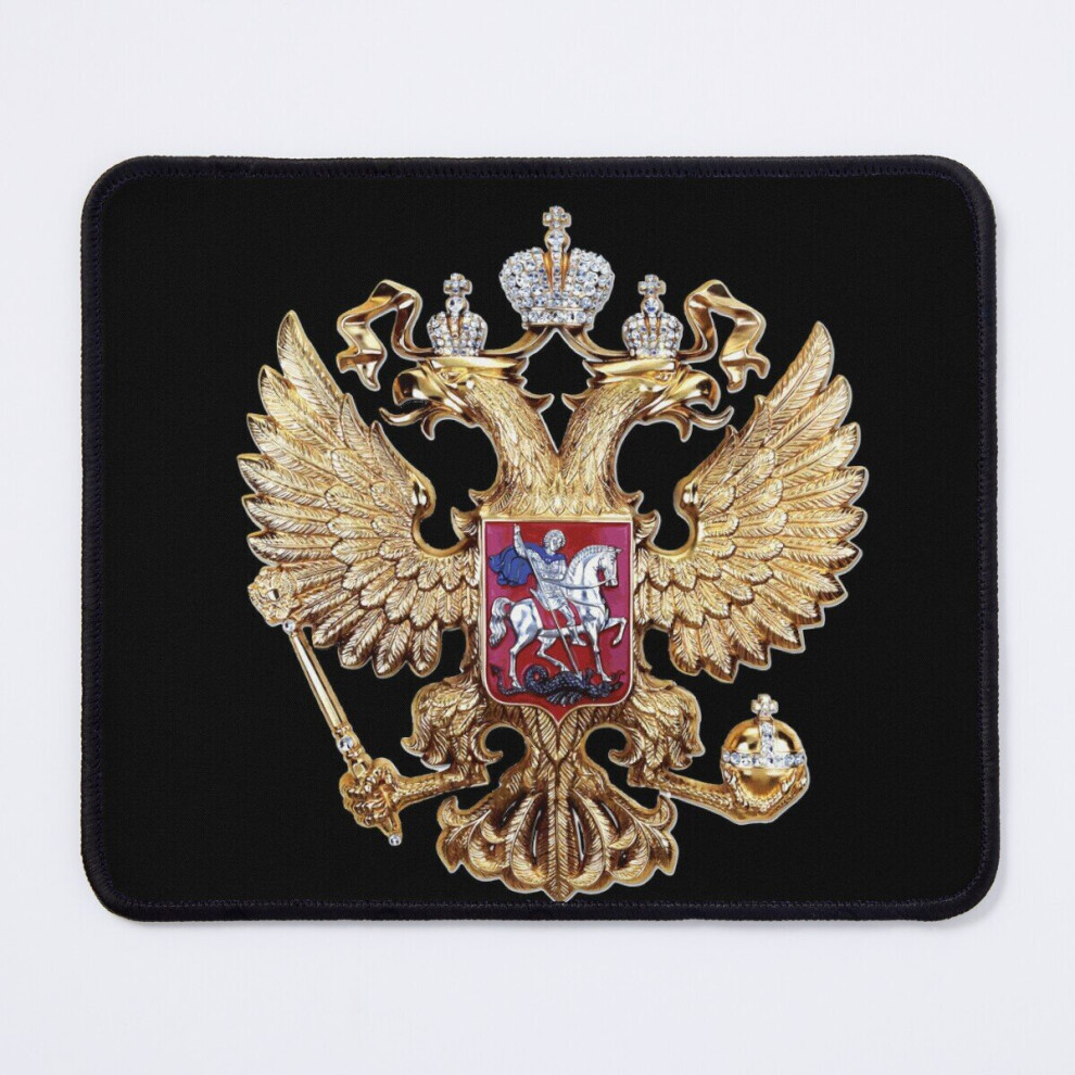 Mouse Pad Russian Coat Of Arms. Russian Gifts. 11.8 X 9.8 Inch Computer Mat Gaming Office Mousepad 7802738163841