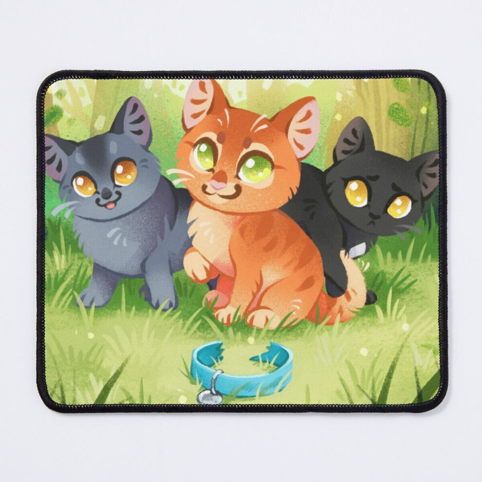 Mouse Pad Into The Wild - Warrior Cats Fanart With Firepaw Graypaw And Ravenpaw 11.8 X 9.8 Inch Computer Mat Gaming Office Mousepad 7802738116076