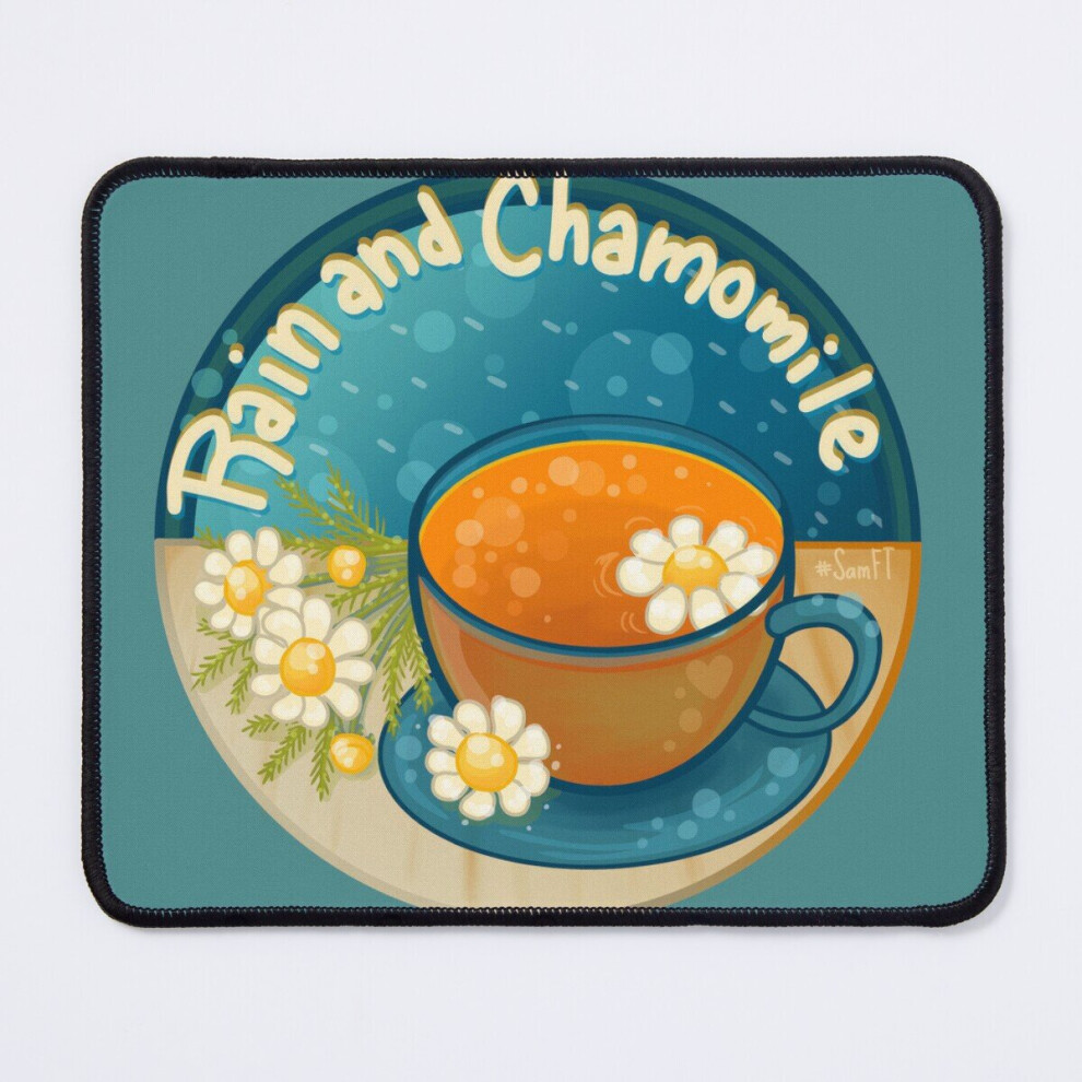 Mouse Pad Rain And Chamomile 11.8 X 9.8 Inch Computer Mat Gaming Office Mousepad 7802738192933