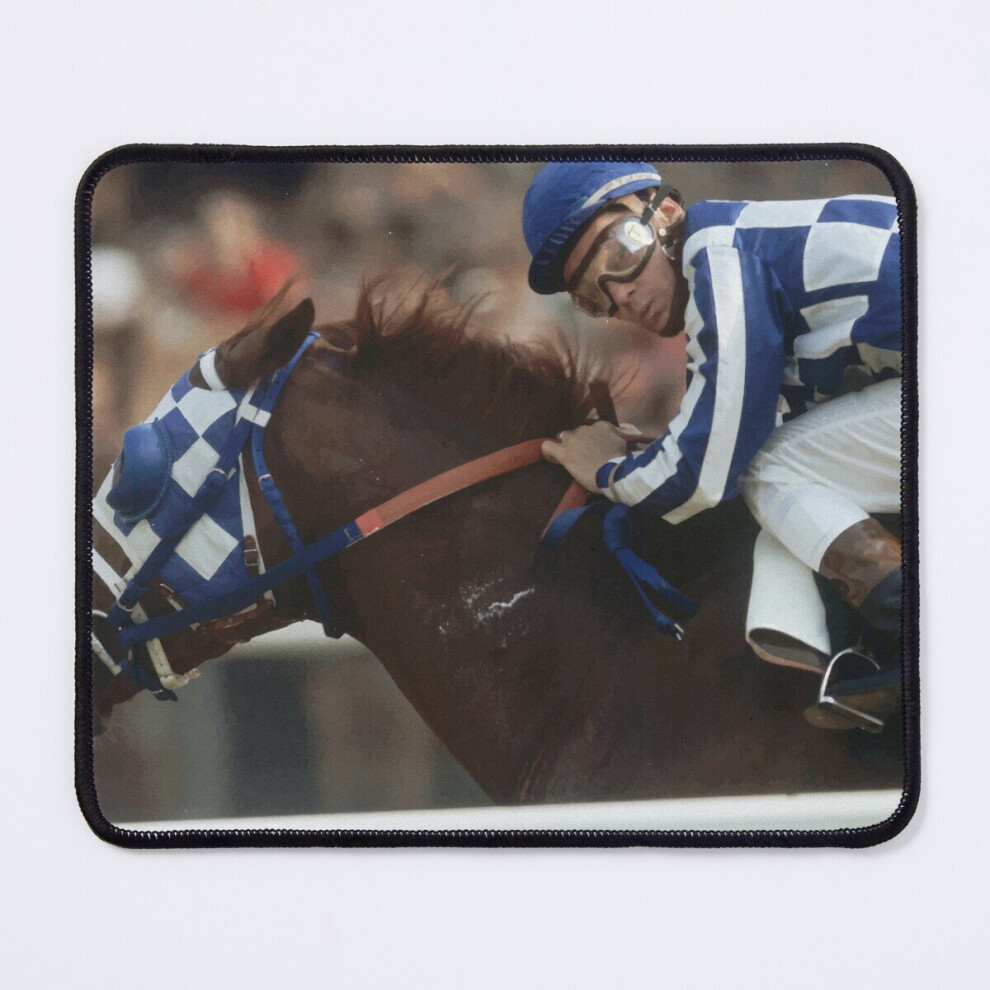 Mouse Pad Secretariat At The 1973 Belmont Stakes 11.8 X 9.8 Inch Computer Mat Gaming Office Mousepad 7802738184983
