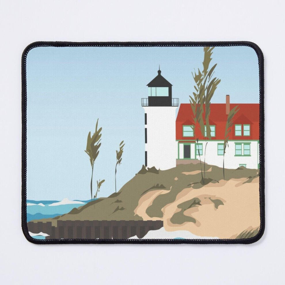 Mouse Pad Lighthouse On Lake Michigan 11.8 X 9.8 Inch Computer Mat Gaming Office Mousepad 7802738184648