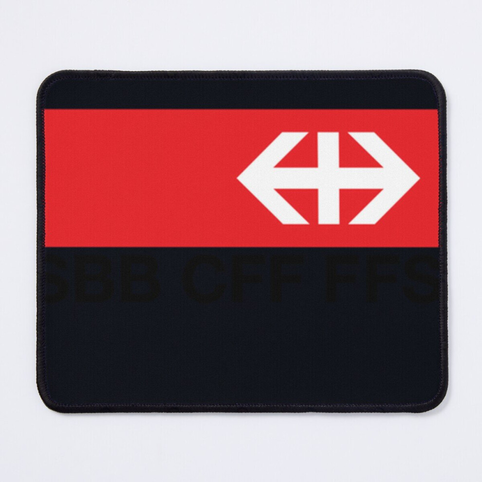 Swiss Federal Railways Sbb Logo Mouse Pad 11.8 X 9.8 In Â Non-Slip Rubber Base, Waterproof, Vibrant Colors 30X25 Cm 7802738131079