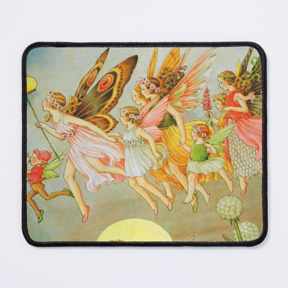 Mouse Pad Fairies At Flight Vintage Fairy Illustration 11.8 X 9.8 Inch Computer Mat Gaming Office Mousepad 7802738206364