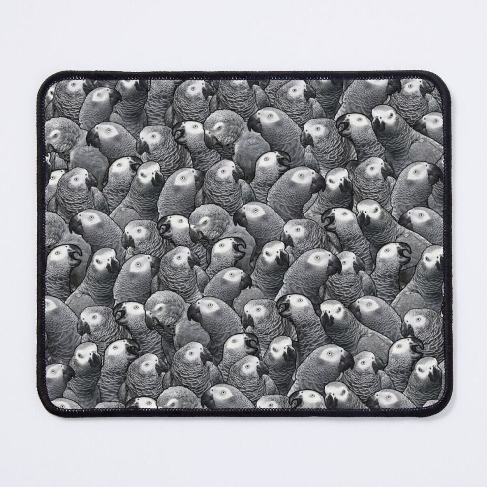 Mouse Pad African Parrot Pattern 11.8 X 9.8 Inch Computer Mat Gaming Office Mousepad Grey 7802738198416