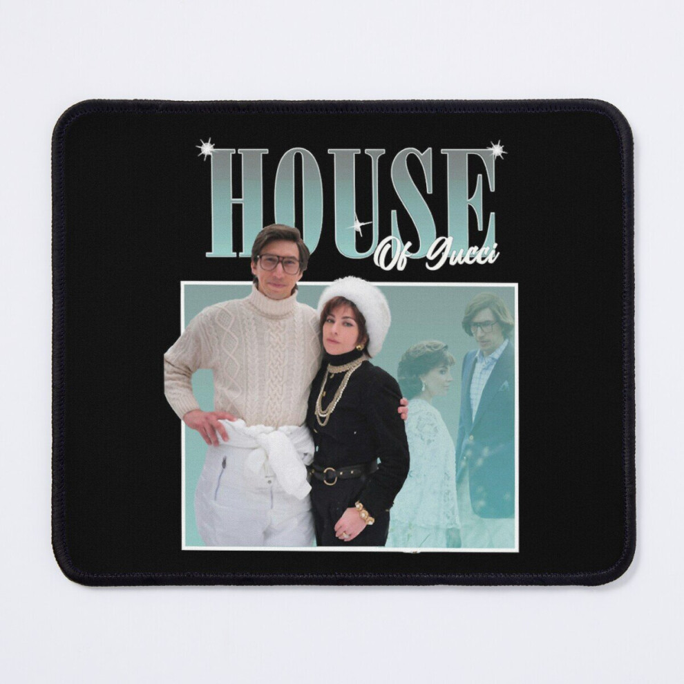 Mouse Pad Gift For Men Adam Driver And Lady Gaga Vintage Photograp 11.8 X 9.8 Inch Computer Mat Gaming Office Mousepad Brown 7802738171853