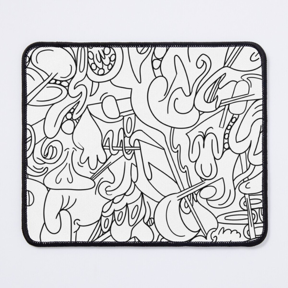 Mouse Pad Random Doodles 11.8 X 9.8 Inch Computer Mat Gaming Office Mousepad 7802738199765