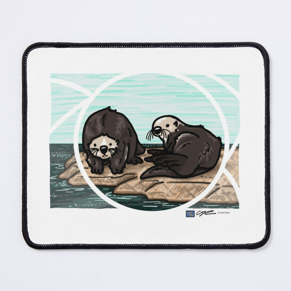 Mouse Pad Otter Visions 11.8 X 9.8 Inch Computer Mat Gaming Office Mousepad 7802738123531
