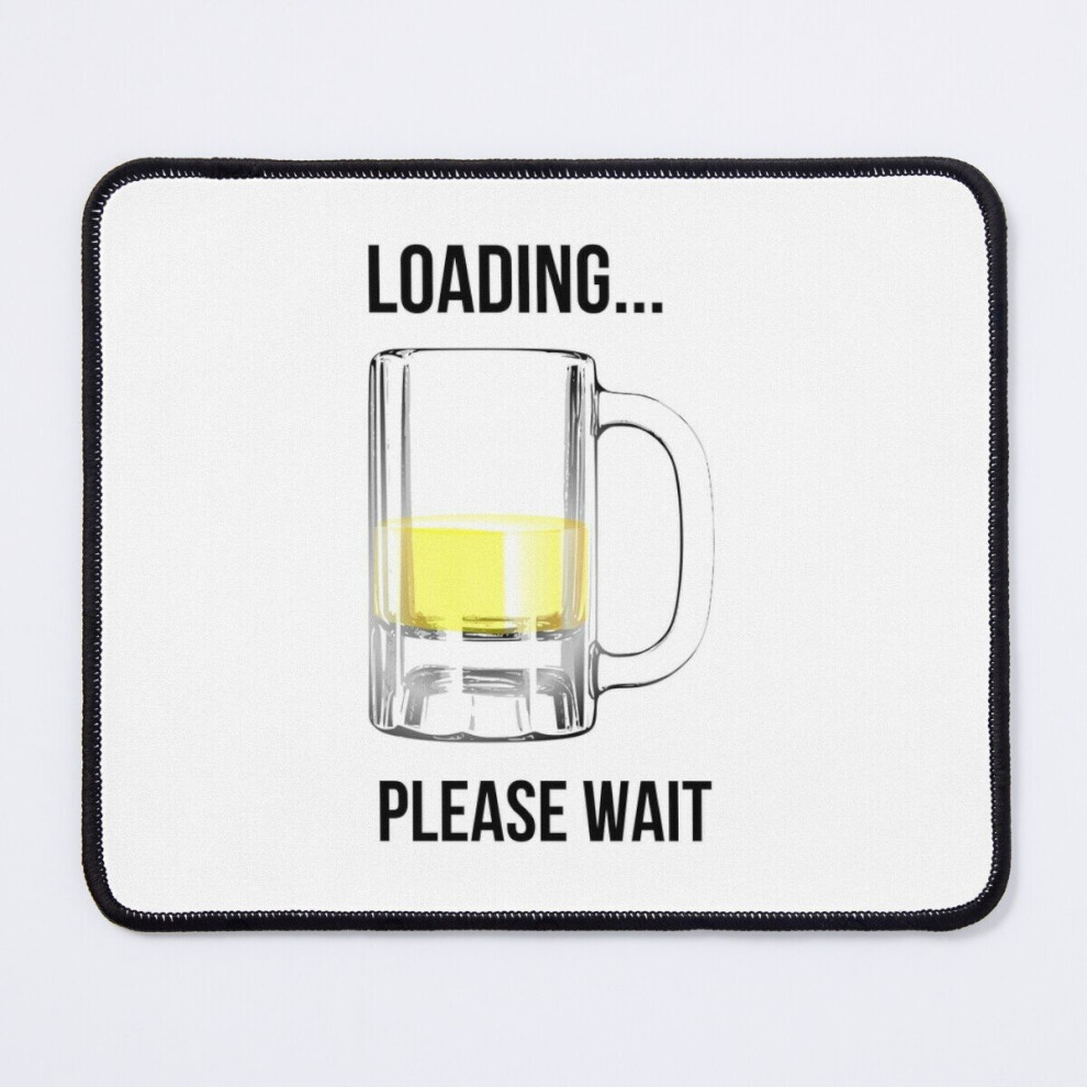 Mouse Pad Beer Drinker 11.8 X 9.8 Inch Computer Mat Gaming Office Mousepad 7802738123524
