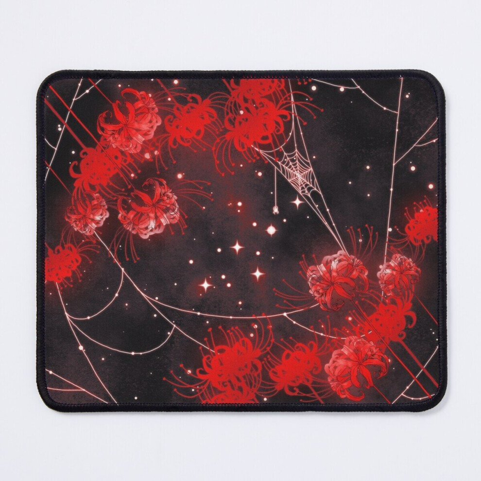 Mouse Pad Spider Lilies And Webs 11.8 X 9.8 Inch Computer Mat Gaming Office Mousepad Red 7802738121117