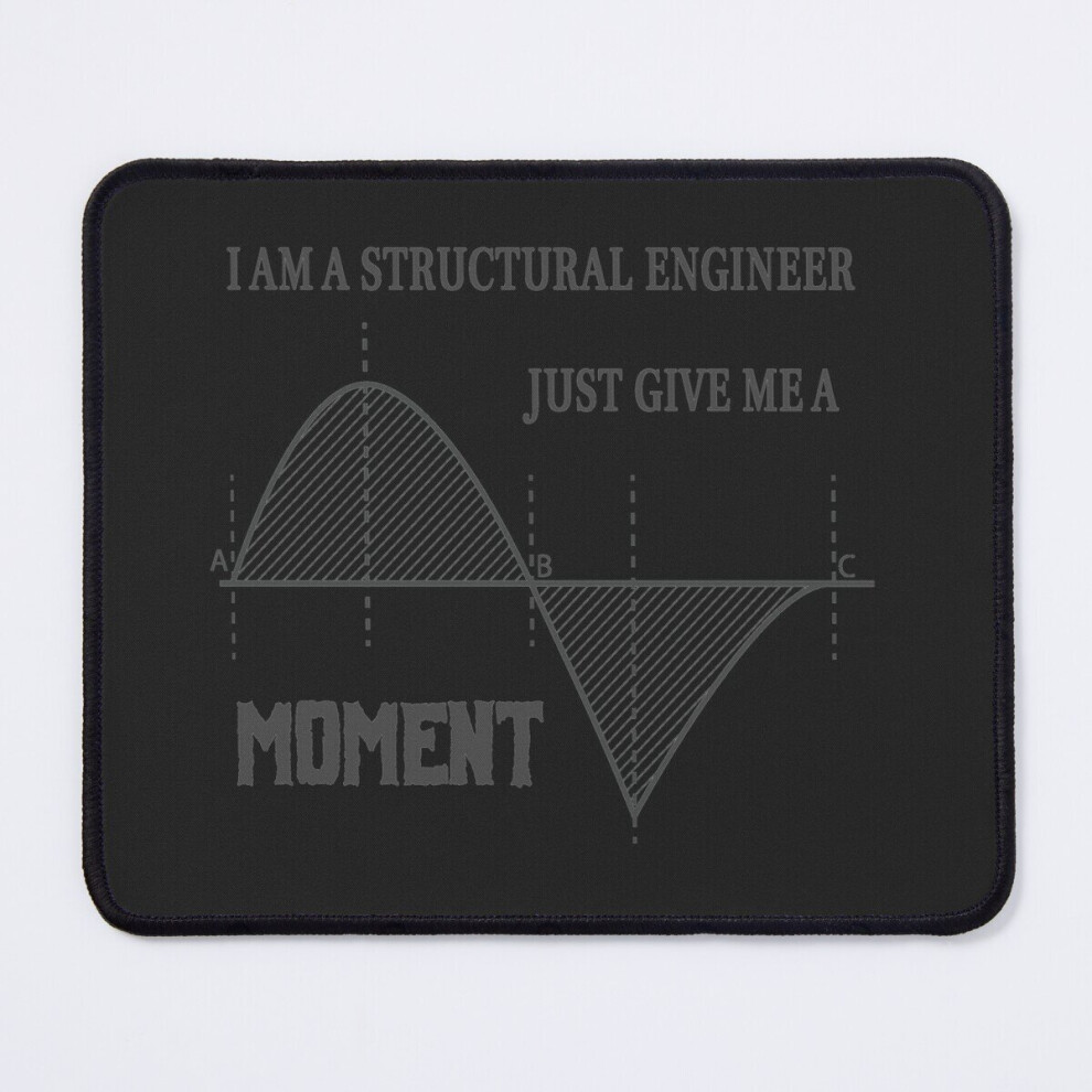 Mouse Pad Just Give Me A Structural Moment 11.8 X 9.8 Inch Computer Mat Gaming Office Mousepad 7802738172713