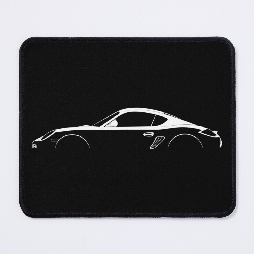 Mouse Pad Porsche Cayman (987) Silhouette 11.8 X 9.8 Inch Computer Mat Gaming Office Mousepad 7802738184853
