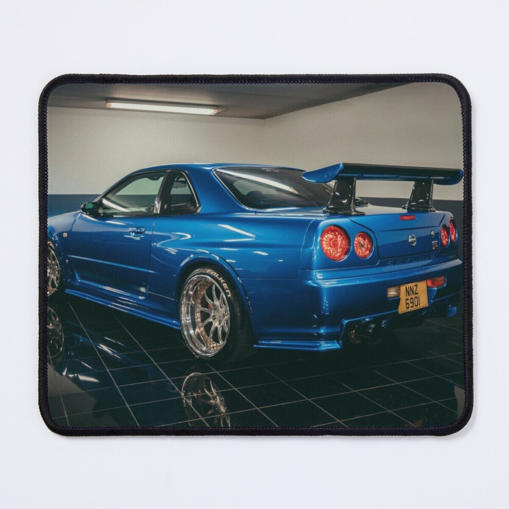 Mouse Pad Nissan Skyline R34 11.8 X 9.8 Inch Computer Mat Gaming Office Mousepad 7802738142723