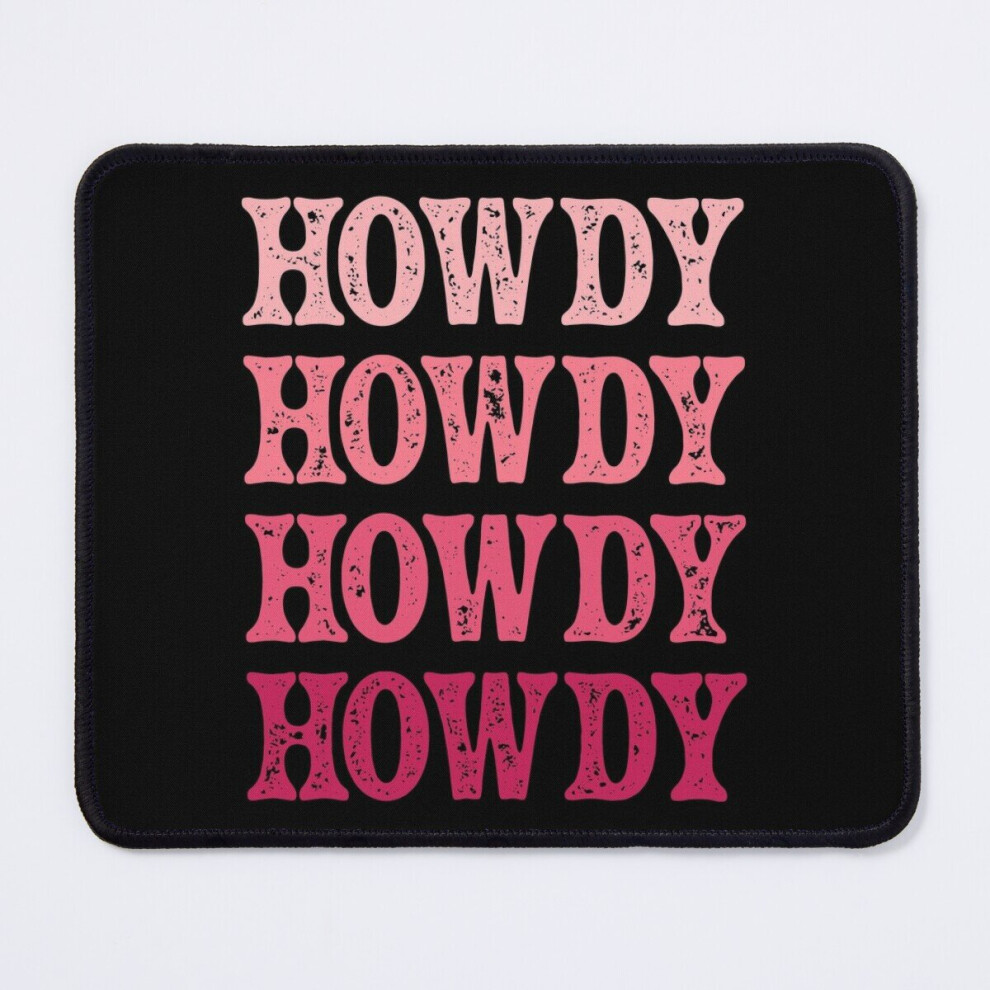 Mouse Pad Howdyk Rodeo Western Country Vintage Southern Cowgirl 11.8 X 9.8 Inch Computer Mat Gaming Office Mousepad 7802738145670