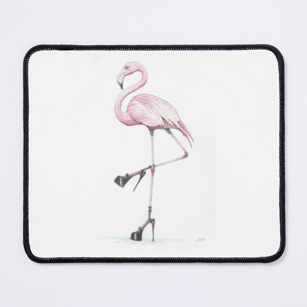 Mouse Pad Flamingo In Stilettos 11.8 X 9.8 Inch Computer Mat Gaming Office Mousepad 7802738196733