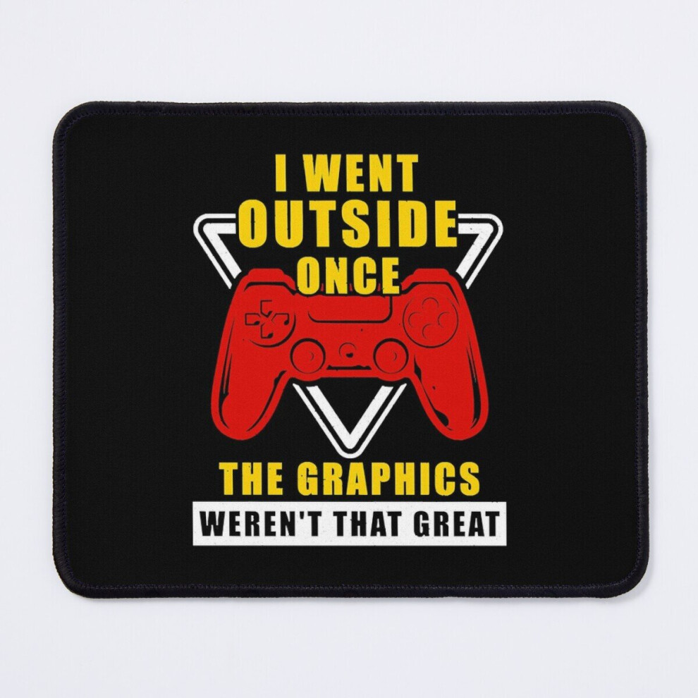 Mouse Pad Hardcore Casual Mobile Gamers Hate Outside Graphics Funny 11.8 X 9.8 Inch Computer Mat Gaming Office Mousepad 7802738126167