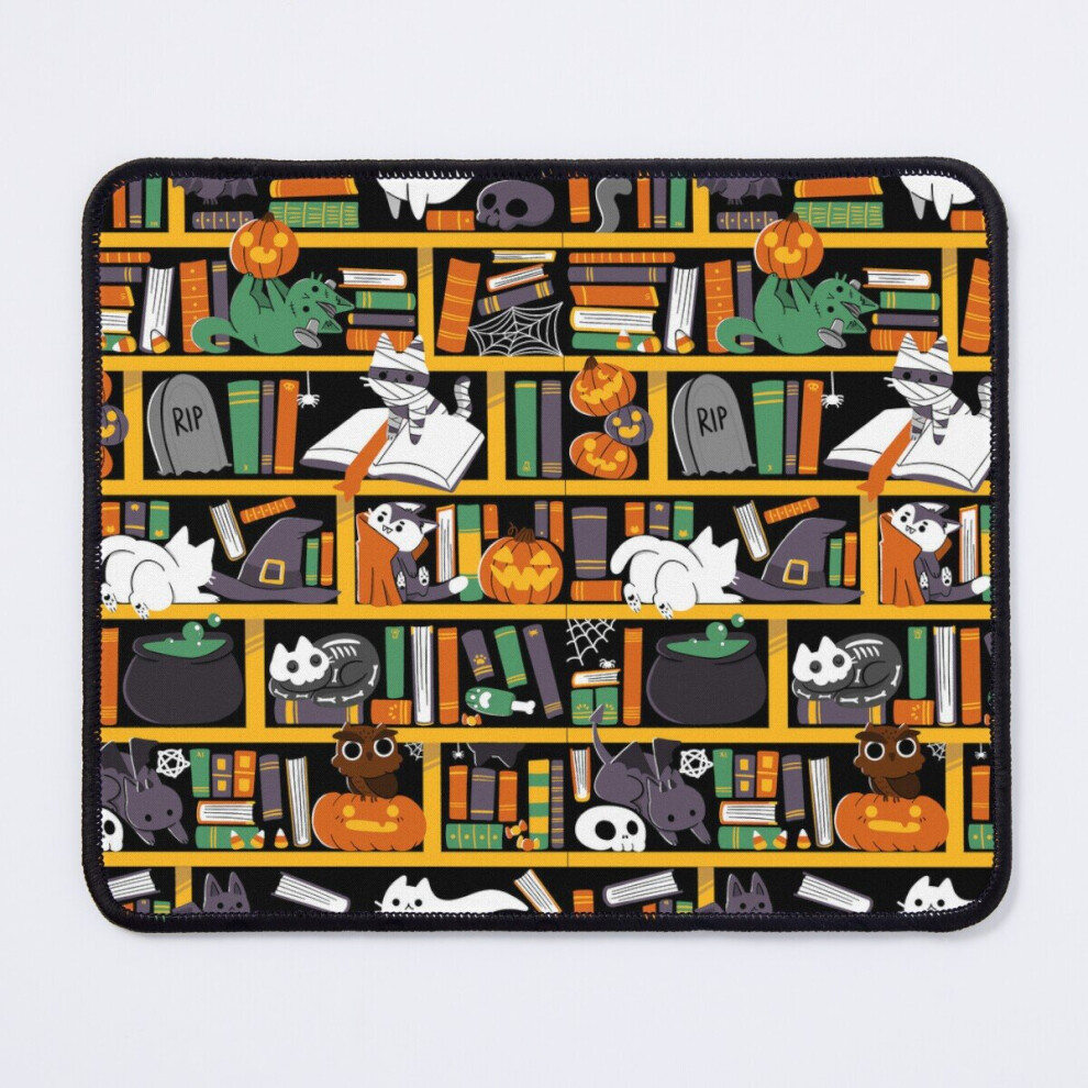 Mouse Pad Halloween Library 11.8 X 9.8 Inch Computer Mat Gaming Office Mousepad 7802738116175
