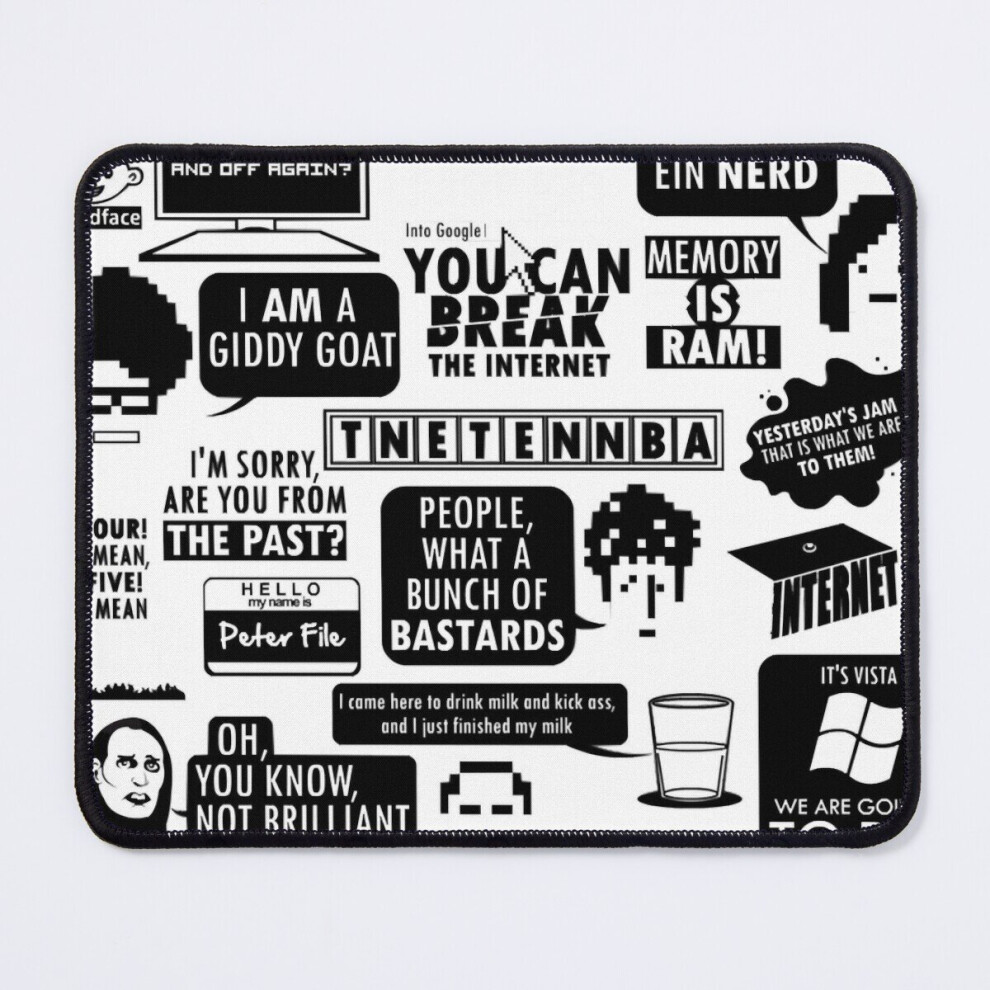 Mouse Pad The It Crowd Quotes 11.8 X 9.8 Inch Computer Mat Gaming Office Mousepad 7802738155952