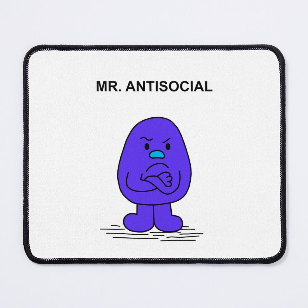 Mouse Pad Mr. Antisocial 11.8 X 9.8 Inch Computer Mat Gaming Office Mousepad 7802738166583