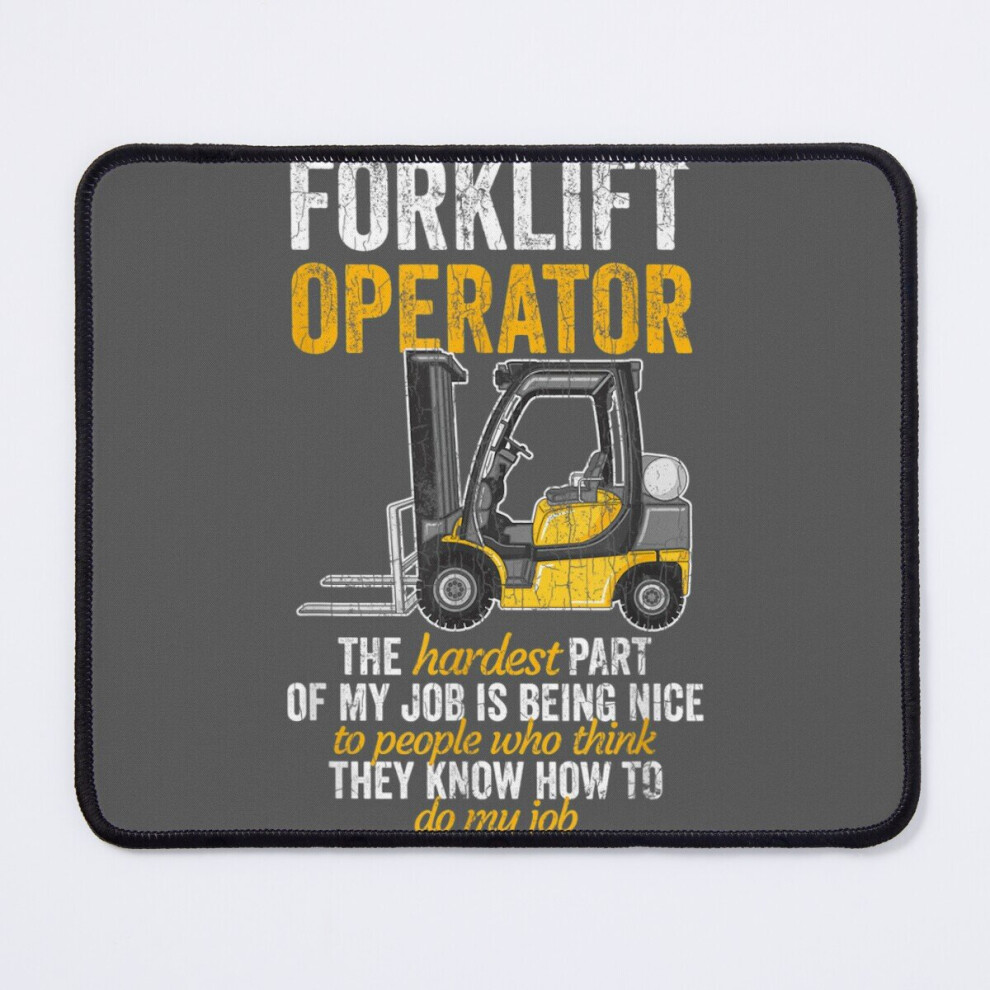Mouse Pad Funny Forklift Apparel Forklift Driver Operator Funny Gift 11.8 X 9.8 Inch Computer Mat Gaming Office Mousepad 7802738169195