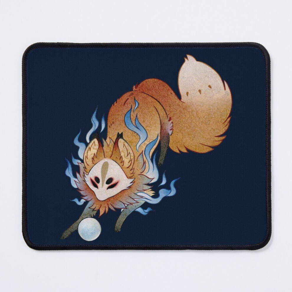 Mouse Pad Little Wisp - Teakitsune Fox Yokai 11.8 X 9.8 Inch Computer Mat Gaming Office Mousepad 7802738197136
